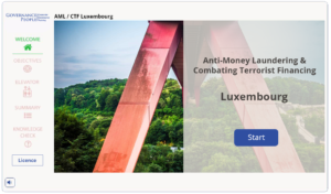 AML elearning course Luxembourg