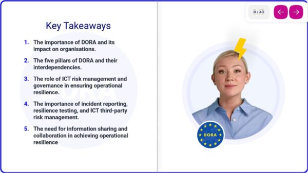 elearning Course: DORA - Understanding The Digital Operational Resilience Act - Image 8